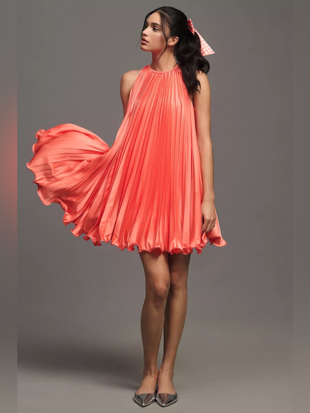 Mac Duggal Halter Mini Dress